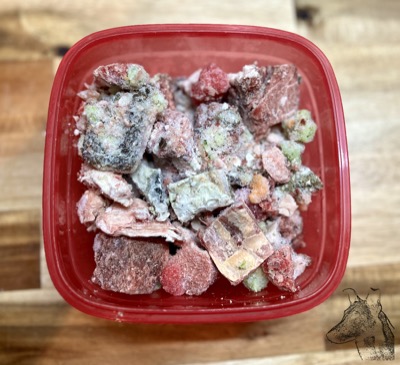 Barf in der Portionsdose